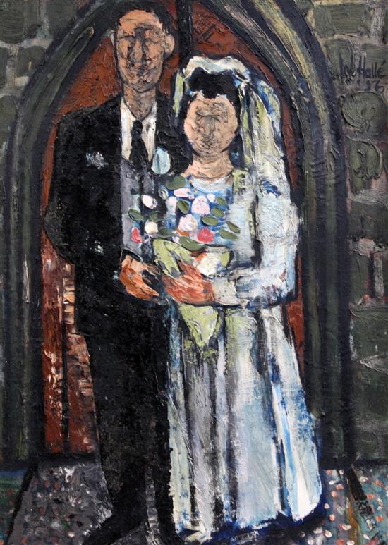 William Hallé (1912-) The Wedding 24 x 18in.